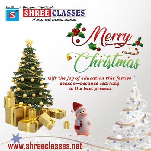  Merry Christmas from Shree Classes