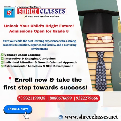  Unlock Your Child’s Bright Future with Shree Classes! 